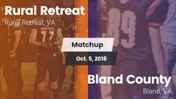 Matchup: Rural Retreat High vs. Bland County  2018