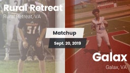 Matchup: Rural Retreat High vs. Galax  2019