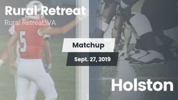 Matchup: Rural Retreat High vs. Holston  2019