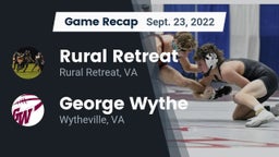 Recap: Rural Retreat  vs. George Wythe  2022