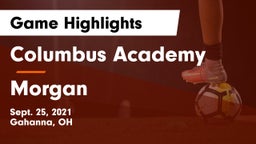 Columbus Academy  vs Morgan Game Highlights - Sept. 25, 2021