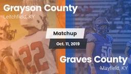 Matchup: Grayson County High vs. Graves County  2019