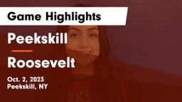 Peekskill  vs Roosevelt Game Highlights - Oct. 2, 2023