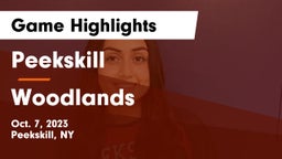 Peekskill  vs Woodlands  Game Highlights - Oct. 7, 2023