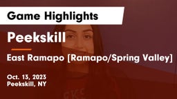 Peekskill  vs East Ramapo [Ramapo/Spring Valley] Game Highlights - Oct. 13, 2023