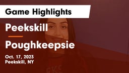 Peekskill  vs Poughkeepsie  Game Highlights - Oct. 17, 2023