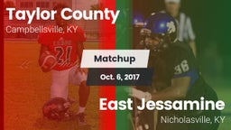 Matchup: Taylor County High vs. East Jessamine  2017