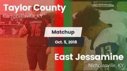 Matchup: Taylor County High vs. East Jessamine  2018