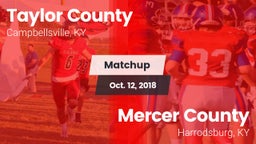 Matchup: Taylor County High vs. Mercer County  2018