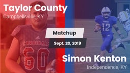 Matchup: Taylor County High vs. Simon Kenton  2019