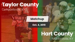 Matchup: Taylor County High vs. Hart County  2019