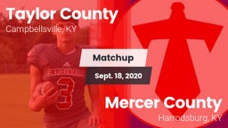Matchup: Taylor County High vs. Mercer County  2020