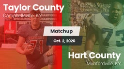 Matchup: Taylor County High vs. Hart County  2020