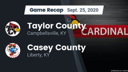 Recap: Taylor County  vs. Casey County  2020