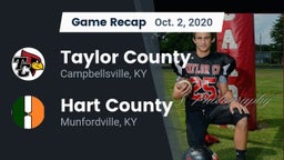Recap: Taylor County  vs. Hart County  2020