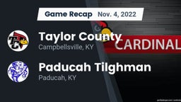 Recap: Taylor County  vs. Paducah Tilghman  2022