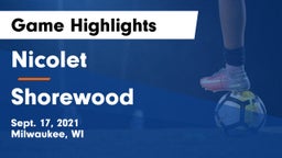 Nicolet  vs Shorewood  Game Highlights - Sept. 17, 2021