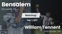 Matchup: Bensalem  vs. William Tennent  2017