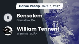 Recap: Bensalem  vs. William Tennent  2017