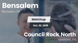Matchup: Bensalem  vs. Council Rock North  2018