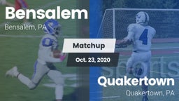 Matchup: Bensalem  vs. Quakertown  2020