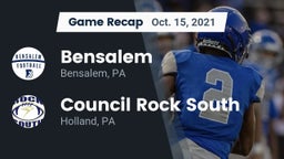 Recap: Bensalem  vs. Council Rock South  2021