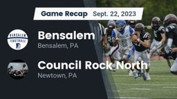 Recap: Bensalem  vs. Council Rock North  2023
