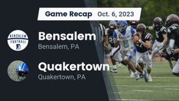 Recap: Bensalem  vs. Quakertown  2023