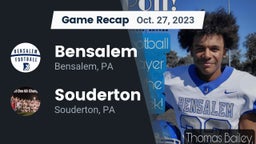 Recap: Bensalem  vs. Souderton  2023