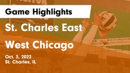 St. Charles East  vs West Chicago  Game Highlights - Oct. 3, 2022