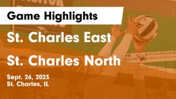 St. Charles East  vs St. Charles North  Game Highlights - Sept. 26, 2023