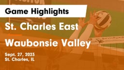 St. Charles East  vs Waubonsie Valley  Game Highlights - Sept. 27, 2023