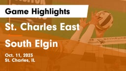 St. Charles East  vs South Elgin  Game Highlights - Oct. 11, 2023