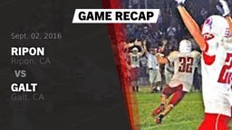 Recap: Ripon  vs. Galt  2016