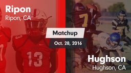Matchup: Ripon vs. Hughson  2016