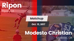 Matchup: Ripon vs. Modesto Christian  2017