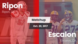 Matchup: Ripon vs. Escalon  2017