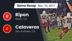 Recap: Ripon  vs. Calaveras  2017