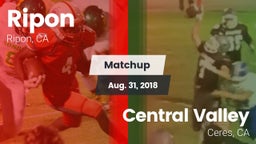 Matchup: Ripon vs. Central Valley  2018