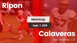 Matchup: Ripon vs. Calaveras  2018