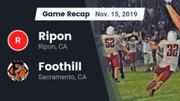 Recap: Ripon  vs. Foothill  2019