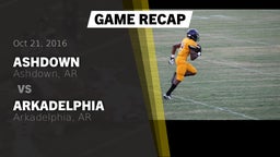 Recap: Ashdown  vs. Arkadelphia  2016