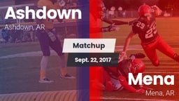 Matchup: Ashdown  vs. Mena  2017