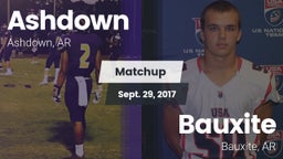 Matchup: Ashdown  vs. Bauxite  2017