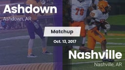 Matchup: Ashdown  vs. Nashville  2017
