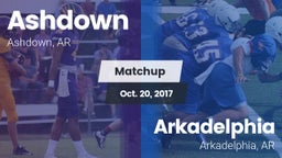 Matchup: Ashdown  vs. Arkadelphia  2017