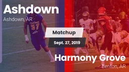 Matchup: Ashdown  vs. Harmony Grove  2019
