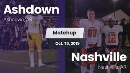 Matchup: Ashdown  vs. Nashville  2019