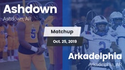 Matchup: Ashdown  vs. Arkadelphia  2019