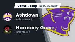 Recap: Ashdown  vs. Harmony Grove  2020